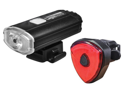 Lighthouse Elite Rechargeable LED Bike Light Set