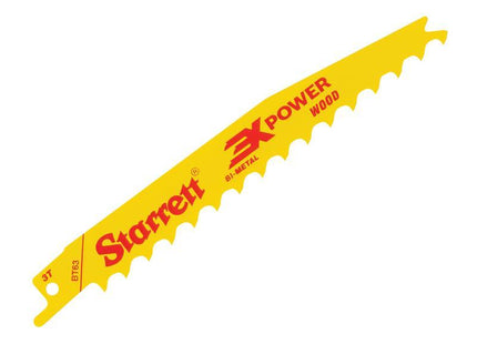 BT63-5 Bi-Metal Reciprocating Blade, Wood Tapered 152mm 3 TPI (Pack 5)