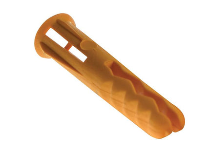 PLASPLUGS Syp 501 Solid Wall Super Grips Fixings Yellow (100)