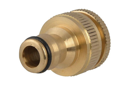 Faithfull Brass Dual Tap Connector 12.5 - 19Mm (1/2 - 3/4In)