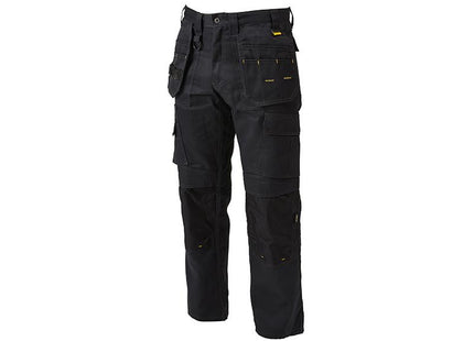 DEWALT Pro Tradesman Black Trousers Waist 36In Leg 31In