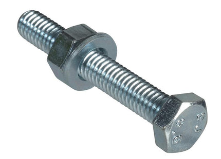 Forgefix High Tensile Set Screw Zp M6 X 40Mm Forge Pack 8