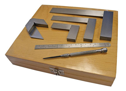 Faithfull Engineer'S Marking & Measuring Set, 6 Piece