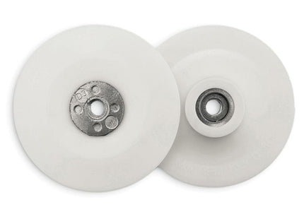Flexipads World Class Angle Grinder Pad White 100Mm (4In) 3/8 X 24 Unf