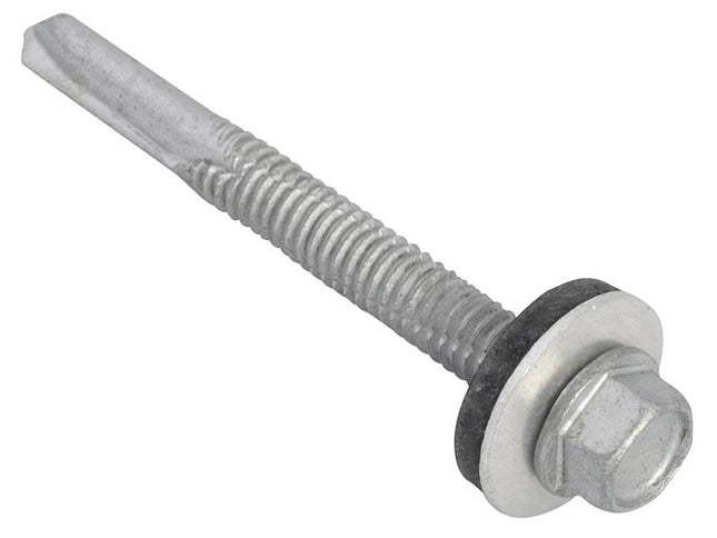 Forgefix Techfast Hex Head Roofing Screw Self-Drill Heavy Section 5.5 X 51Mm Pack 100