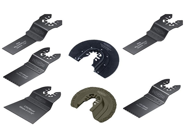 Faithfull Multi-Function Tool Blade Set 7 Piece