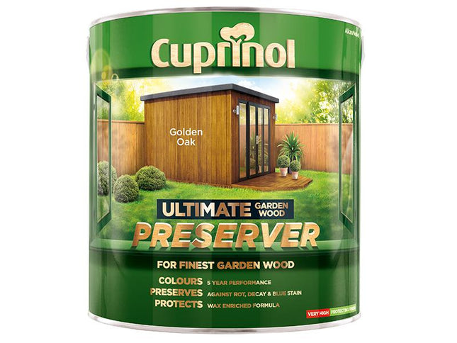 Cuprinol Ultimate Garden Wood Preserver Golden Oak 4 Litre