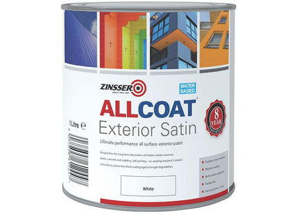 Zinsser Allcoat Exterior White 1 Litre