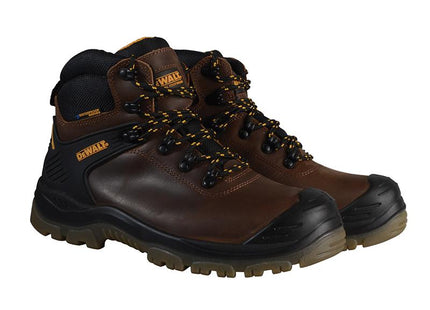 DEWALT Newark S3 Waterproof Safety Hiker Brown Boots Uk 8 Euro 42
