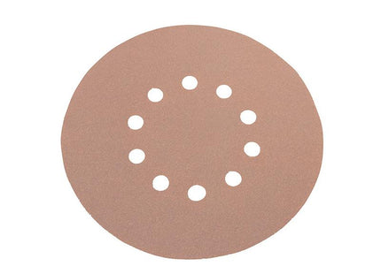 Flex Power Tools Sanding Paper Hook & Loop Backing Round 100 Grit Pack 25
