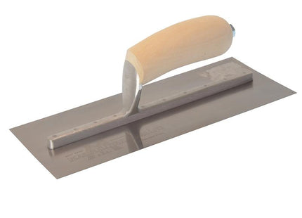 Marshalltown Mxs1Ss Plasterer'S Finishing Trowel Stainless Steel Wooden Handle 11 X 4.1/2In