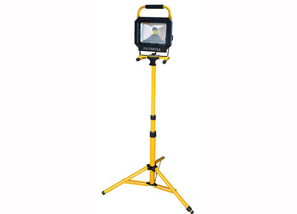 Faithfull Power Plus Cob Led Single Pod Tripod Sitelight 30W 2100 Lumens 110V