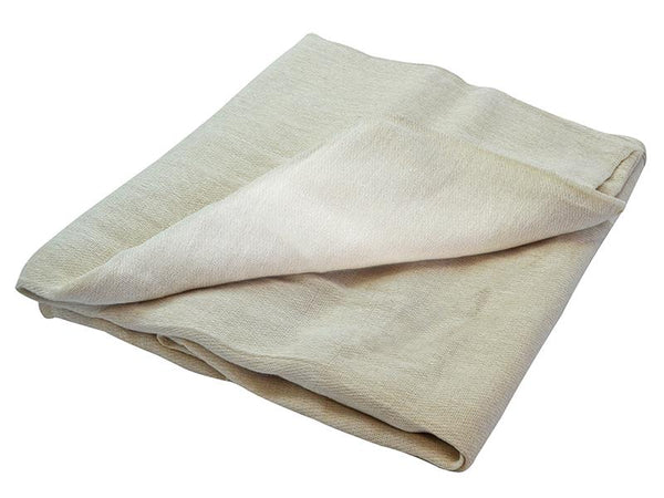 Faithfull Cotton Twill Polythene Backed Dust Sheet 3.6 X 2.8M
