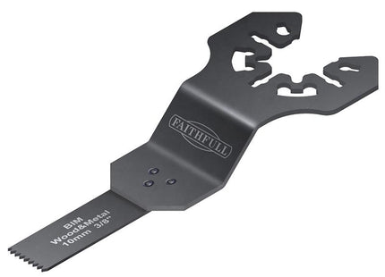 Faithfull Multi-Functional Tool Bi-Metal Flush Cut Wood/Metal Blade 10Mm