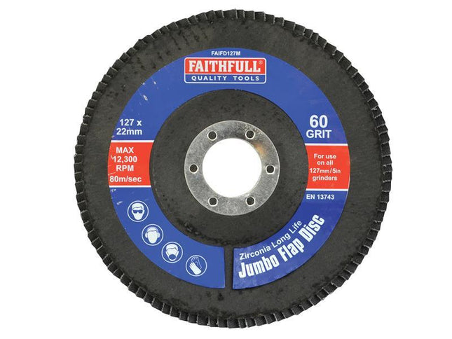 Faithfull Flap Disc 127Mm Medium