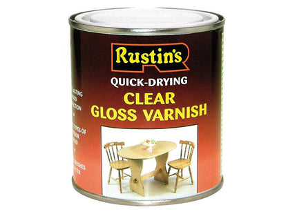 Rustins Quick Dry Varnish Gloss Clear 1 Litre
