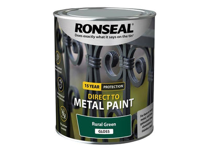 Direct to Metal Paint Rural Green Gloss 750ml