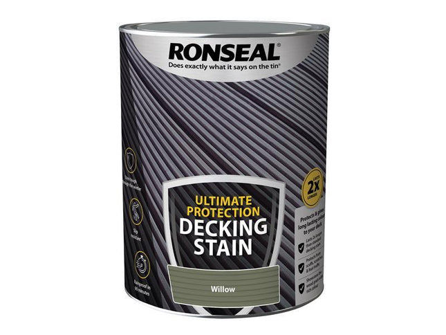 Ronseal Ultimate Protection Decking Stain Willow 5 litre