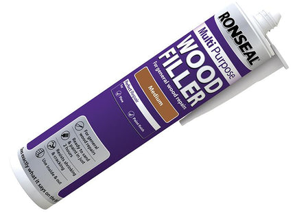 Ronseal Multi Purpose Wood Filler Cartridge Medium 310Ml
